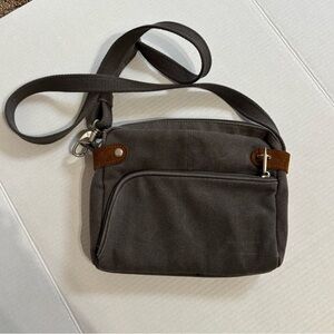 Travelon canvas crossbody bag traveling